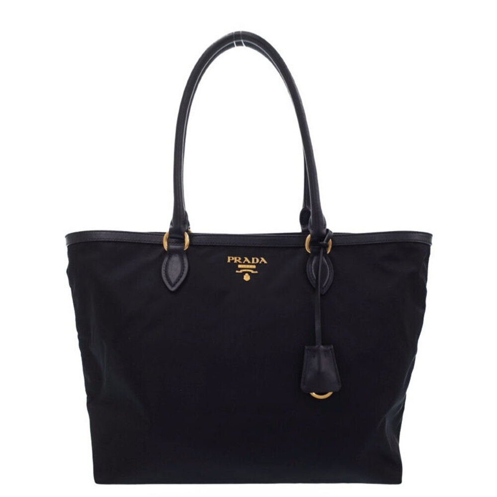 Prada Tessuto Vela Tote Shoulder Bag Black